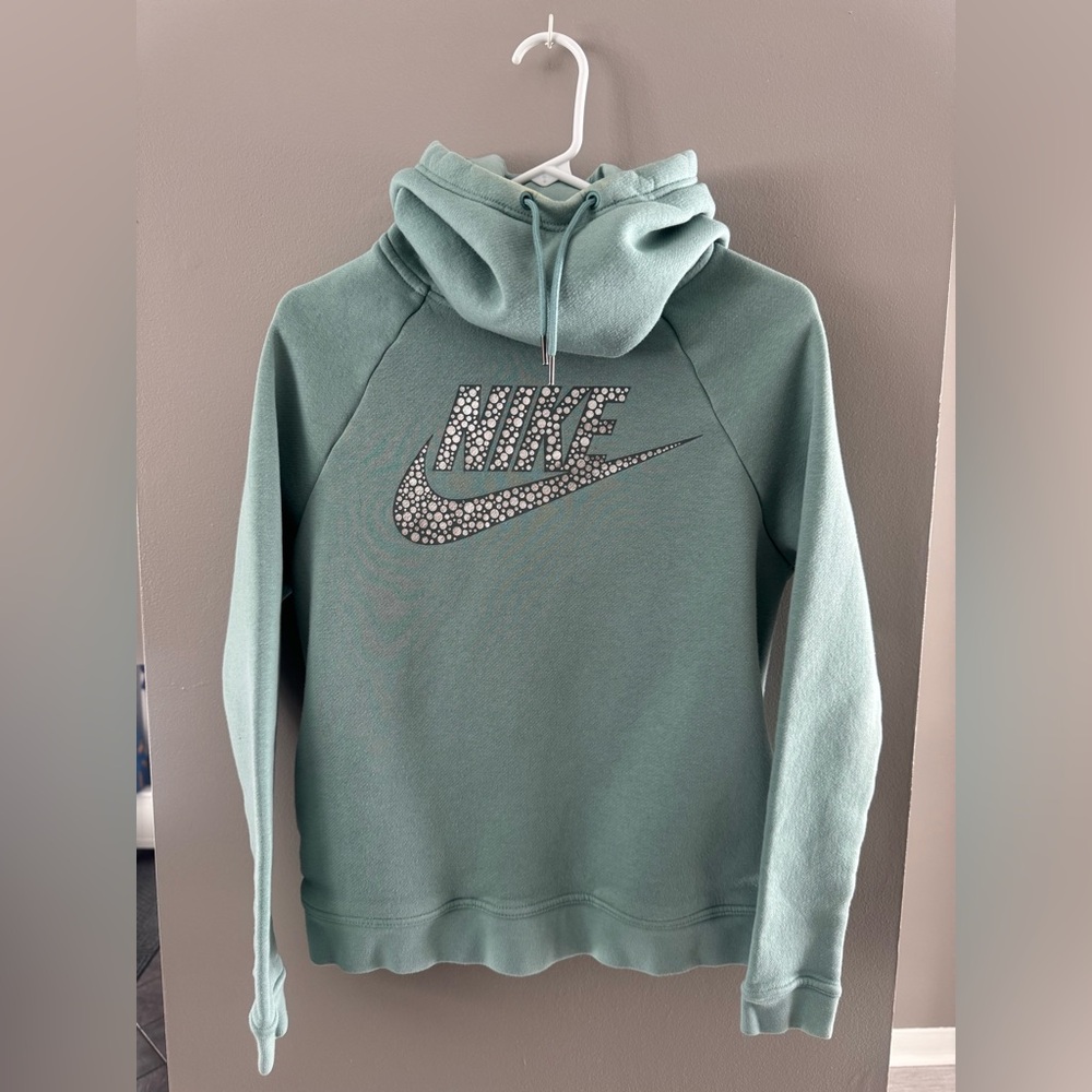 Nike Metallic Cowl Neck Hoodie